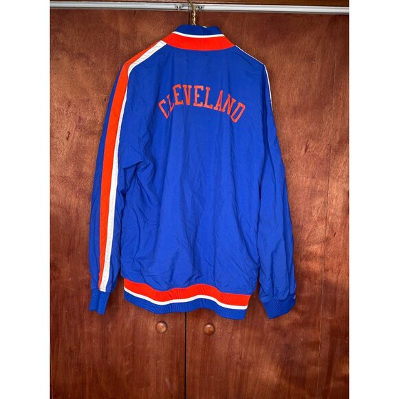 Mitchell & Ness NBA Hardwood Classics Cleveland Cavaliers Jacket XL Vintage Blue - Picture 5 of 14